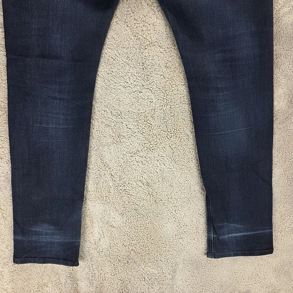 Diesel Jeans Mens 32x30 Blue Thavar Slim Skinny Dark Wash Stretch 0607A